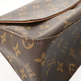 LOUIS VUITTON ルイヴィトン モノグラム ミニルーピング ブラウン M51147 レディース モノグラムキャンバス ワンショルダーバッグ Bランク 中古 銀蔵