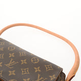 LOUIS VUITTON ルイヴィトン モノグラム ミニルーピング ブラウン M51147 レディース モノグラムキャンバス ワンショルダーバッグ Bランク 中古 銀蔵