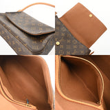 LOUIS VUITTON ルイヴィトン モノグラム ミニルーピング ブラウン M51147 レディース モノグラムキャンバス ワンショルダーバッグ Bランク 中古 銀蔵