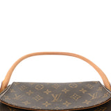 LOUIS VUITTON ルイヴィトン モノグラム ミニルーピング ブラウン M51147 レディース モノグラムキャンバス ワンショルダーバッグ Bランク 中古 銀蔵