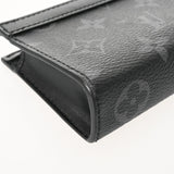 LOUIS VUITTON ルイヴィトン モノグラムエクリプス ポシェットクレ ヴォワヤ―ジュ ブラック/グレー M82276 メンズ モノグラムキャンバス キーケース Aランク 中古 銀蔵