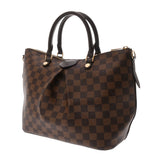 LOUIS VUITTON ルイヴィトン ダミエ シエナ MM ブラウン N41546 メンズ ダミエキャンバス ハンドバッグ Aランク 中古 銀蔵