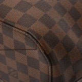 LOUIS VUITTON ルイヴィトン ダミエ シエナ MM ブラウン N41546 メンズ ダミエキャンバス ハンドバッグ Aランク 中古 銀蔵