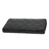 LOUIS VUITTON ルイヴィトン モノグラムアンプラント ジッピーウォレット ノワール M61864 レディース レザー 長財布 Aランク 中古 銀蔵