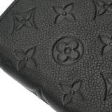 LOUIS VUITTON ルイヴィトン モノグラムアンプラント ジッピーウォレット ノワール M61864 レディース レザー 長財布 Aランク 中古 銀蔵