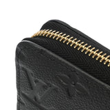LOUIS VUITTON ルイヴィトン モノグラムアンプラント ジッピーウォレット ノワール M61864 レディース レザー 長財布 Aランク 中古 銀蔵