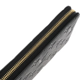 LOUIS VUITTON ルイヴィトン モノグラムアンプラント ジッピーウォレット ノワール M61864 レディース レザー 長財布 Aランク 中古 銀蔵