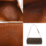 LOUIS VUITTON ルイヴィトン モノグラム パピヨン GM ブラウン M51365 レディース モノグラムキャンバス ハンドバッグ Aランク 中古 銀蔵