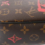 LOUIS VUITTON ルイヴィトン モノグラム サッククール フォーリンラブ レッド/ブラウン M45890 レディース モノグラムキャンバス ショルダーバッグ Aランク 中古 銀蔵