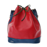 LOUIS VUITTON ルイヴィトン エピ ノエ トリコロール カスティリアンレッド/トレドブルー M44084 レディース エピレザー ショルダーバッグ Bランク 中古 銀蔵