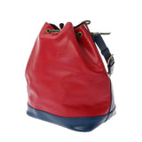 LOUIS VUITTON ルイヴィトン エピ ノエ トリコロール カスティリアンレッド/トレドブルー M44084 レディース エピレザー ショルダーバッグ Bランク 中古 銀蔵