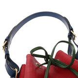 LOUIS VUITTON ルイヴィトン エピ ノエ トリコロール カスティリアンレッド/トレドブルー M44084 レディース エピレザー ショルダーバッグ Bランク 中古 銀蔵