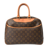 LOUIS VUITTON ルイヴィトン モノグラム ドーヴィル ブラウン M47270 レディース モノグラムキャンバス ハンドバッグ Bランク 中古 銀蔵