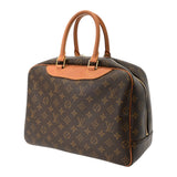 LOUIS VUITTON ルイヴィトン モノグラム ドーヴィル ブラウン M47270 レディース モノグラムキャンバス ハンドバッグ Bランク 中古 銀蔵