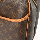 LOUIS VUITTON ルイヴィトン モノグラム ドーヴィル ブラウン M47270 レディース モノグラムキャンバス ハンドバッグ Bランク 中古 銀蔵
