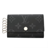 LOUIS VUITTON ルイヴィトン モノグラムエクリプス ミュルティクレ6 ブラック M82603 メンズ モノグラムエクリプスキャンバス キーケース ABランク 中古 銀蔵
