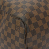 LOUIS VUITTON ルイヴィトン ダミエ キーポル 50 ブラウン N41427 ユニセックス ダミエキャンバス ボストンバッグ Bランク 中古 銀蔵