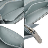 LOUIS VUITTON ルイヴィトン モノグラムマヒナ ジッピーウォレット ブルーオランプ M81643 レディース レザー 長財布 ABランク 中古 銀蔵