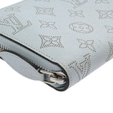 LOUIS VUITTON ルイヴィトン モノグラムマヒナ ジッピーウォレット ブルーオランプ M81643 レディース レザー 長財布 ABランク 中古 銀蔵