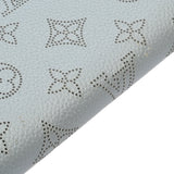LOUIS VUITTON ルイヴィトン モノグラムマヒナ ジッピーウォレット ブルーオランプ M81643 レディース レザー 長財布 ABランク 中古 銀蔵