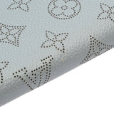LOUIS VUITTON ルイヴィトン モノグラムマヒナ ジッピーウォレット ブルーオランプ M81643 レディース レザー 長財布 ABランク 中古 銀蔵