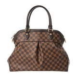 LOUIS VUITTON ルイヴィトン ダミエ トレヴィGM 2WAYバッグ ブラウン N51998 レディース ダミエキャンバス ハンドバッグ Aランク 中古 銀蔵