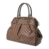 LOUIS VUITTON ルイヴィトン ダミエ トレヴィGM 2WAYバッグ ブラウン N51998 レディース ダミエキャンバス ハンドバッグ Aランク 中古 銀蔵