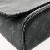 LOUIS VUITTON ルイヴィトン モノグラムエクリプス ディストリクト PM NM ブラック/グレー M44000 メンズ モノグラムキャンバス ショルダーバッグ ABランク 中古 銀蔵