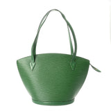 LOUIS VUITTON ルイヴィトン エピ サンジャック ショッピング トート ポルネオグリーン M52264 レディース エピレザー ショルダーバッグ ABランク 中古 銀蔵