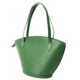 LOUIS VUITTON ルイヴィトン エピ サンジャック ショッピング トート ポルネオグリーン M52264 レディース エピレザー ショルダーバッグ ABランク 中古 銀蔵