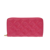 LOUIS VUITTON ルイヴィトン モノグラム ジッピーウォレット ブーゲンビリア M82737 レディース ラムレザー 長財布 Aランク 中古 銀蔵