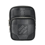 LOUIS VUITTON ルイヴィトン ダミエグラフィット3D アマゾンスリングバッグ ブラック N50012 メンズ ダミエグラフィット3Dキャンバス ボディバッグ Aランク 中古 銀蔵