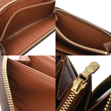 LOUIS VUITTON ルイヴィトン モノグラム ジッピーウォレット ブラウン M42616 レディース モノグラムキャンバス 長財布 ABランク 中古 銀蔵