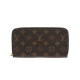 LOUIS VUITTON ルイヴィトン モノグラム ジッピーウォレット ブラウン M42616 レディース モノグラムキャンバス 長財布 ABランク 中古 銀蔵