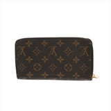 LOUIS VUITTON ルイヴィトン モノグラム ジッピーウォレット ブラウン M42616 レディース モノグラムキャンバス 長財布 ABランク 中古 銀蔵