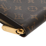 LOUIS VUITTON ルイヴィトン モノグラム ジッピーウォレット ブラウン M42616 レディース モノグラムキャンバス 長財布 ABランク 中古 銀蔵