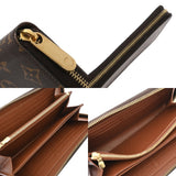 LOUIS VUITTON ルイヴィトン モノグラム ジッピーウォレット ブラウン M42616 レディース モノグラムキャンバス 長財布 ABランク 中古 銀蔵