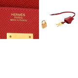 HERMES エルメス バーキン 30 ルージュカザック レディース ヴォーエプソン ハンドバッグ Aランク 中古 銀蔵