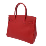 HERMES エルメス バーキン 30 ルージュカザック レディース ヴォーエプソン ハンドバッグ Aランク 中古 銀蔵