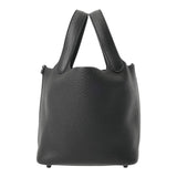 HERMES エルメス ピコタン ロック PM モノクローム ブラック Z刻印(2021年頃) レディース トリヨンクレマンス ハンドバッグ Aランク 中古 銀蔵