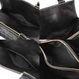CHANEL シャネル チョコバー ブラック レディース ラムスキン ハンドバッグ Bランク 中古 銀蔵