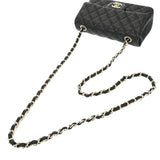 CHANEL シャネル マトラッセ ミニフラップバッグ 20 ブラック A69900 レディース ラムスキン ショルダーバッグ Aランク 中古 銀蔵