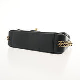 CHANEL シャネル マトラッセ ミニフラップバッグ ブラック AS3757 レディース キャビアスキン ショルダーバッグ Aランク 中古 銀蔵