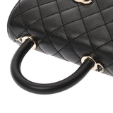 CHANEL シャネル マトラッセ ミニフラップバッグ XXS 2WAY ブラック AS2215 レディース キャビアスキン ハンドバッグ Aランク 中古 銀蔵