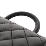 CHANEL シャネル マトラッセ ミニフラップバッグ XXS 2WAY ブラック AS2215 レディース キャビアスキン ハンドバッグ Aランク 中古 銀蔵