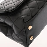 CHANEL シャネル マトラッセ ミニフラップバッグ XXS 2WAY ブラック AS2215 レディース キャビアスキン ハンドバッグ Aランク 中古 銀蔵