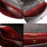 CHANEL シャネル マトラッセ チェーンショルダー ブラック レディース カーフ パール ショルダーバッグ Bランク 中古 銀蔵
