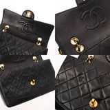 CHANEL シャネル マトラッセ チェーンショルダー ブラック レディース カーフ パール ショルダーバッグ Bランク 中古 銀蔵