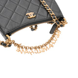 CHANEL シャネル マトラッセ チェーンショルダー グレー AP4000 レディース ラムスキン ショルダーバッグ 未使用 銀蔵
