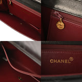 CHANEL シャネル マトラッセ プッシュロック チェーンショルダー 25cm ブラック レディース ラムスキン ショルダーバッグ ABランク 中古 銀蔵